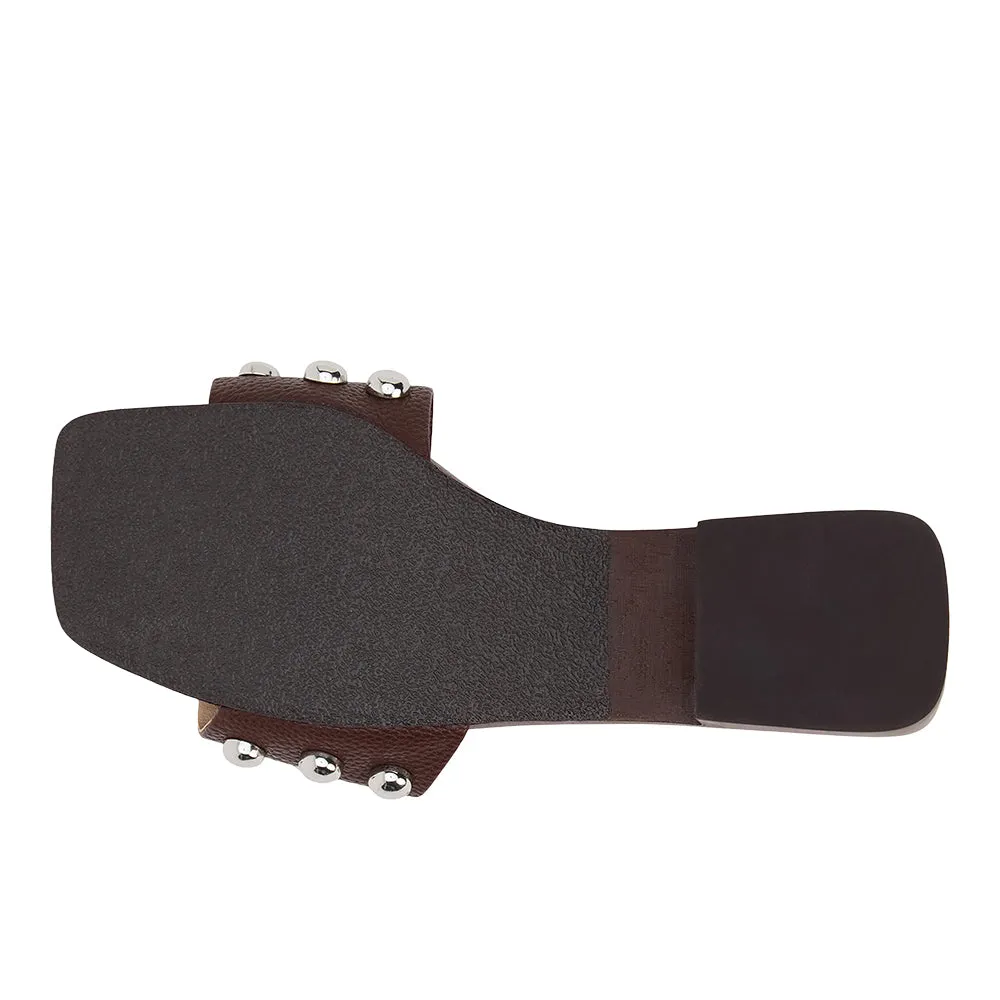 Fiora Studded Slide Sandals sold by Shoebacca product image thumbnail 5