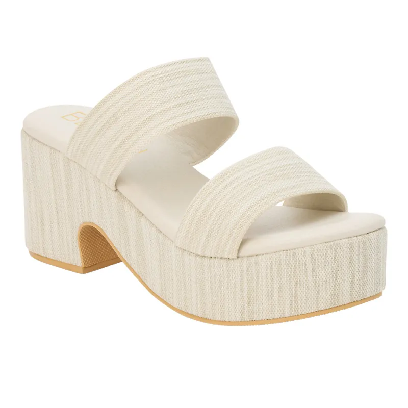 Ocean Ave Platform Block Heel Sandals made by Shoebacca
