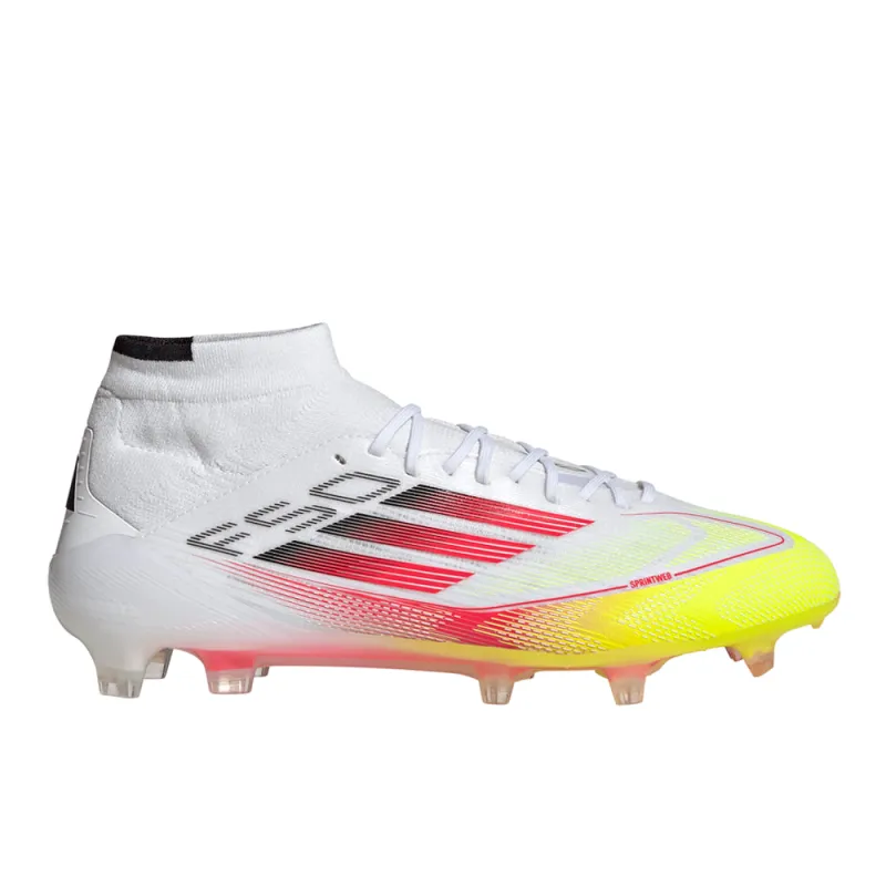 F50 Elite Firm Ground Mid Soccer Cleats made by Adidas
