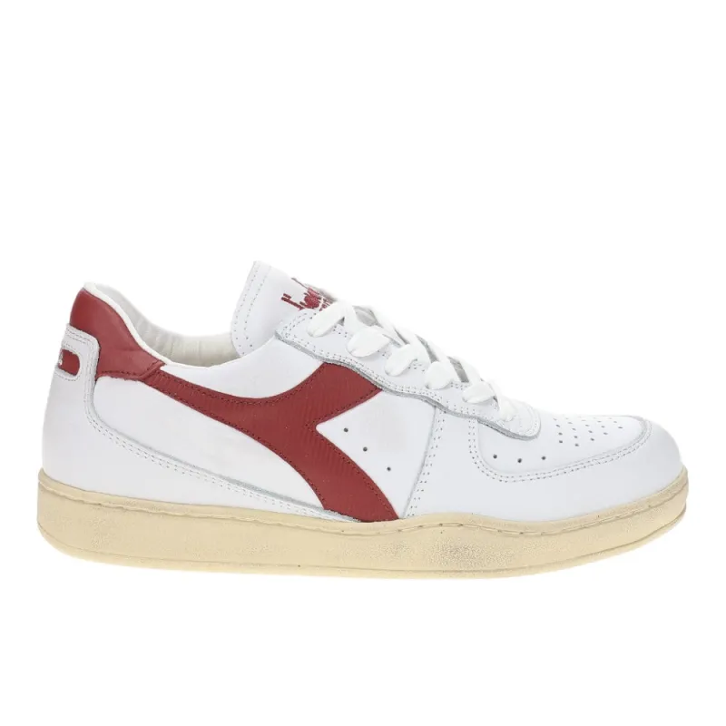 Mi Basket Low Used Lace Up Sneakers made by Diadora