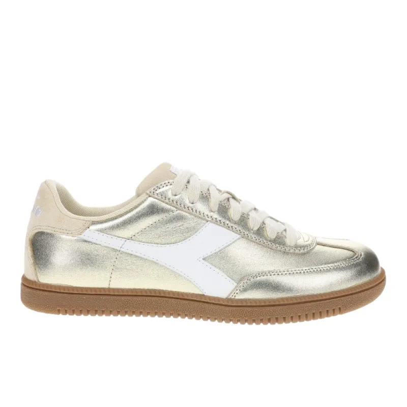 Trainer Metallic Lace Up Sneakers made by Diadora