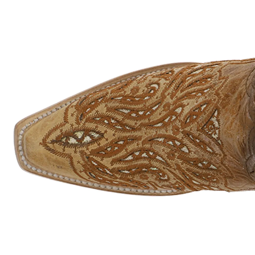 Glitter Inlay And Embroidery Snip Toe Cowboy Boots sold by Shoebacca product image thumbnail 4