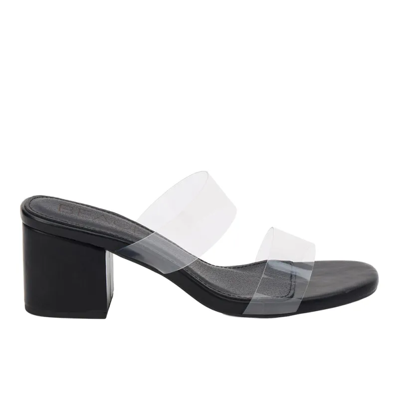 Aura Block Heel Sandals made by Shoebacca
