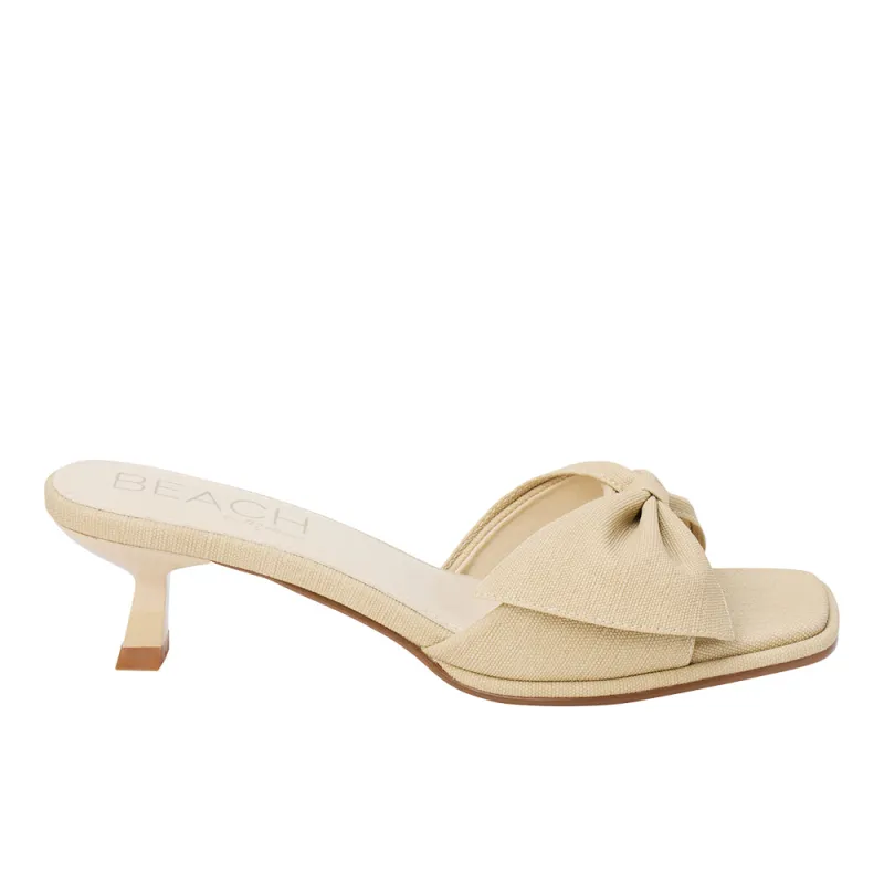 Pompano Kitten Heel Sandals made by Shoebacca