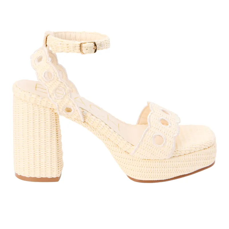 Moorea Block Heel Platform Ankle Strap Sandals made by Shoebacca