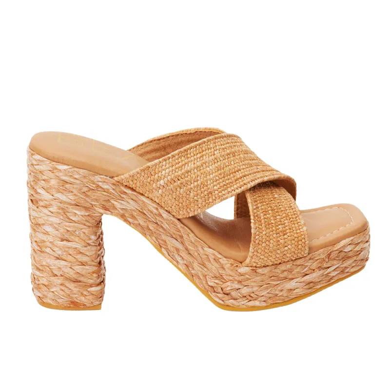 Caravan Block Heel Platform Espadrille Sandals sold by Shoebacca
