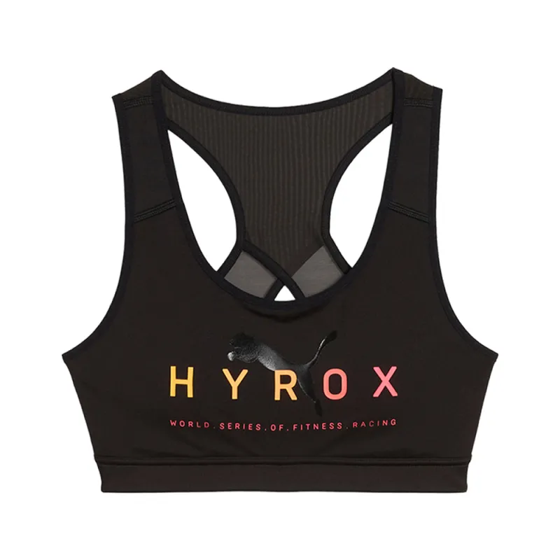 PUMA X HYROX 4Keeps Run Mid Impact Sports Bra sold by Shoebacca