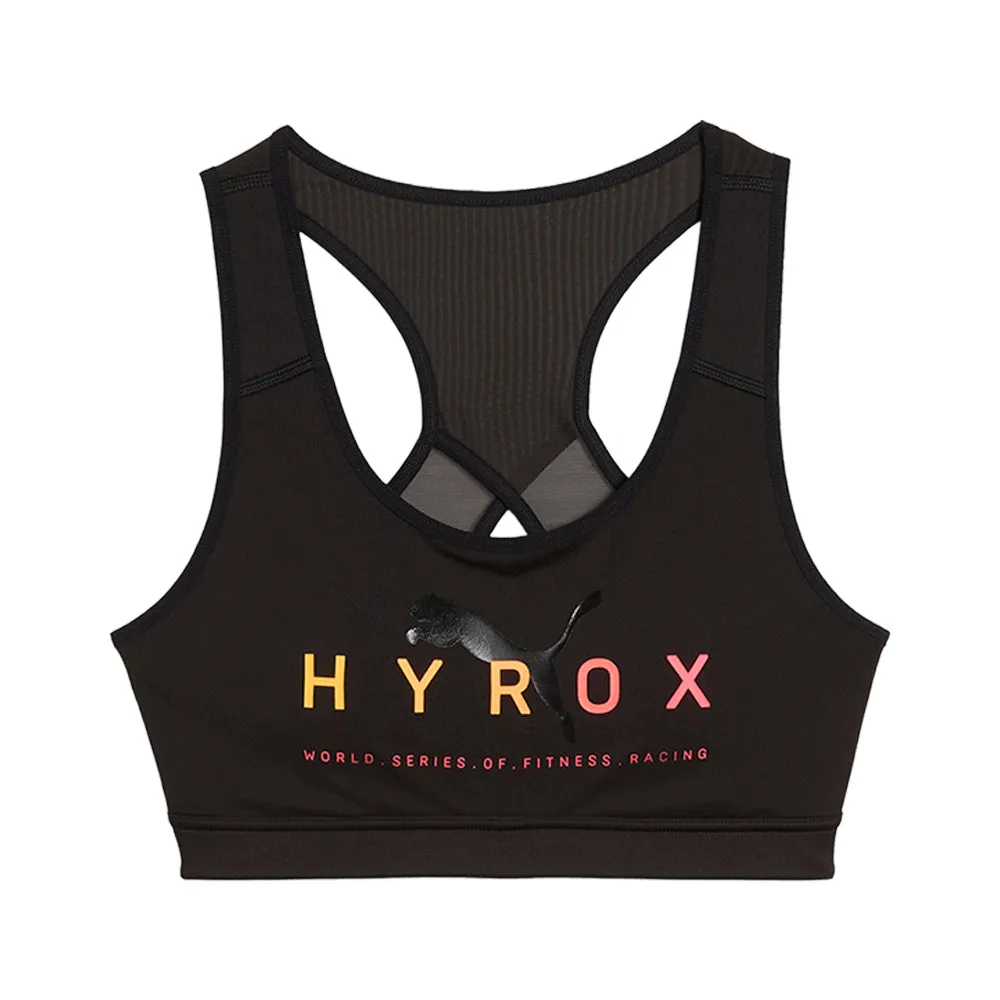 PUMA X HYROX 4Keeps Run Mid Impact Sports Bra sold by Shoebacca