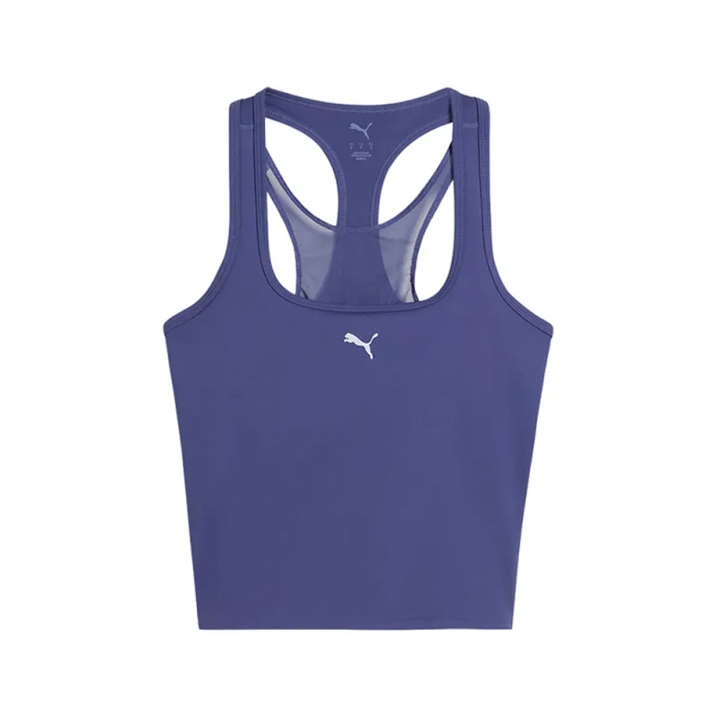 Cloudspun Mesh 2In1 Crew Neck Athletic Tank Top made by Puma