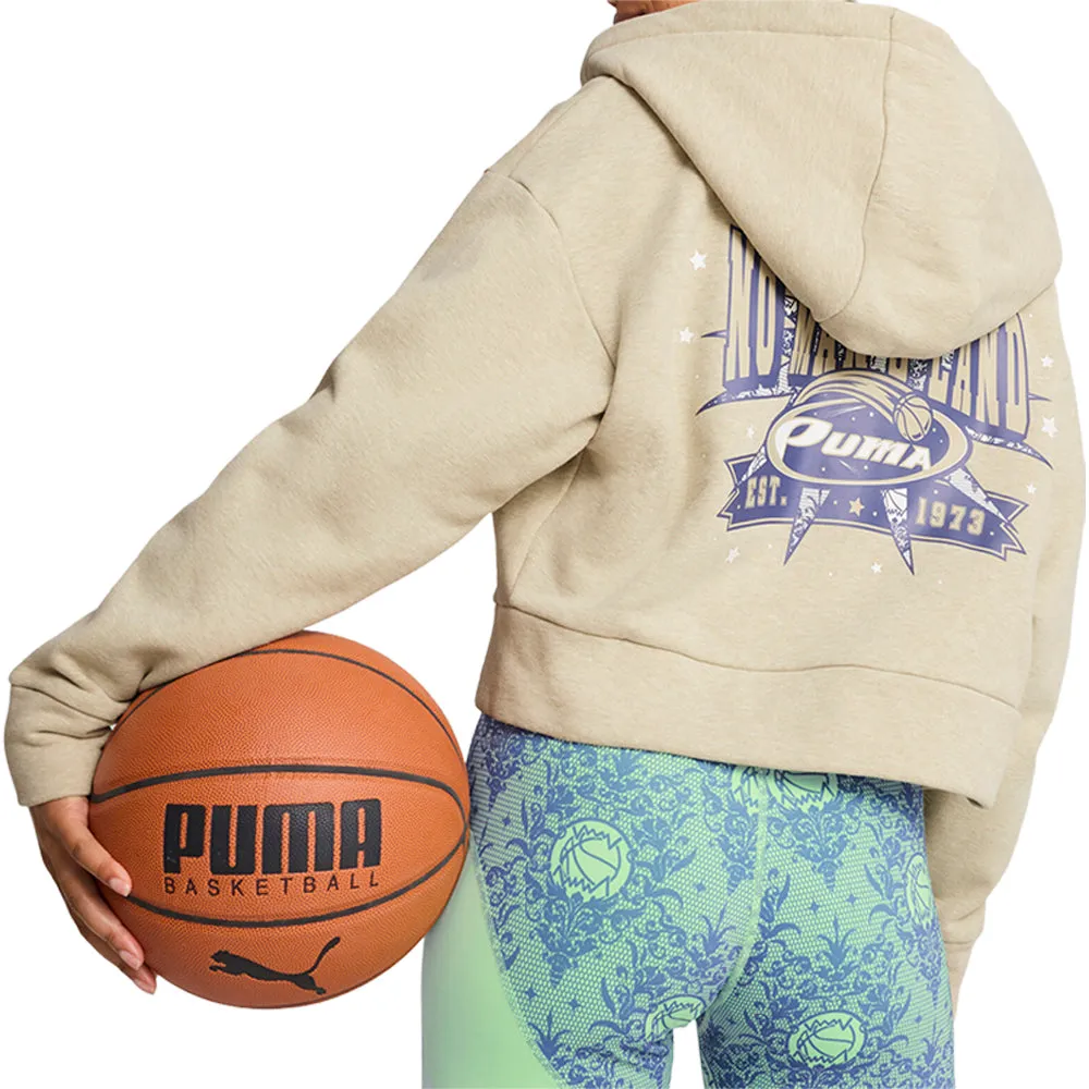 Lace Em Up Cropped Full Zip Hoodie sold by Shoebacca product image thumbnail 4