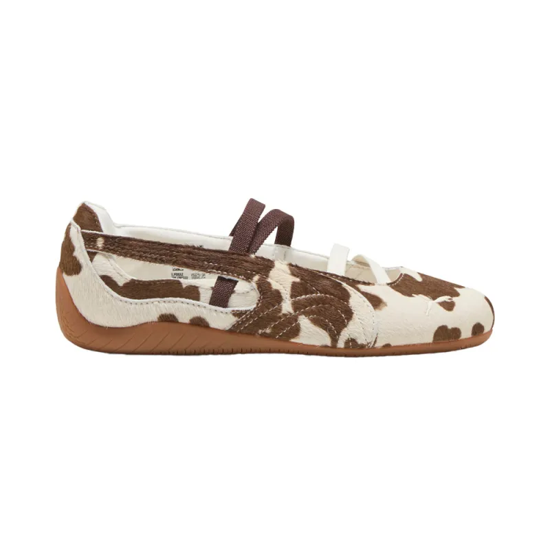 Speedcat Ballet Cow Flats sold by Shoebacca