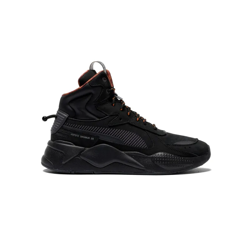 Rs-X Mid Black Ice Lace Up Sneakers made by Puma