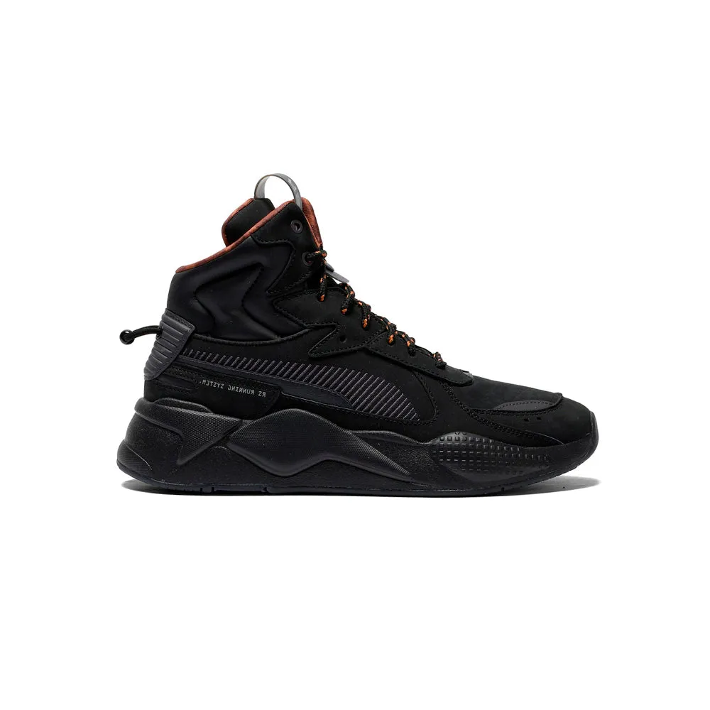 Rs-X Mid Black Ice Lace Up Sneakers sold by Shoebacca