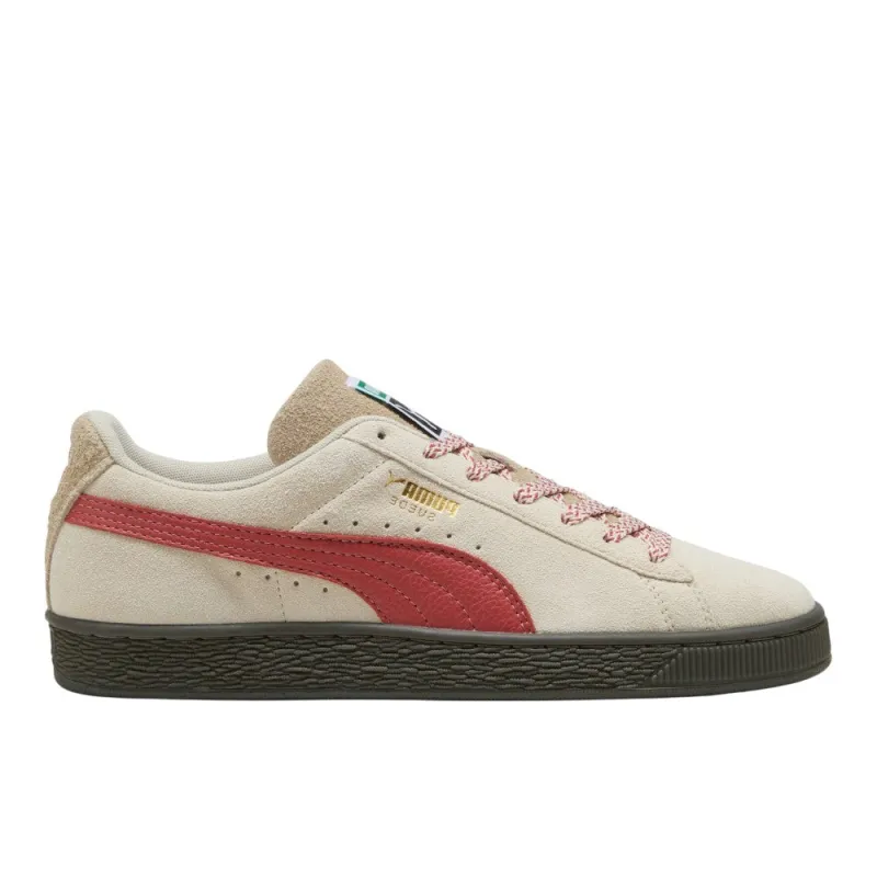 Suede Fuzzy Lace Up Sneakers made by Puma