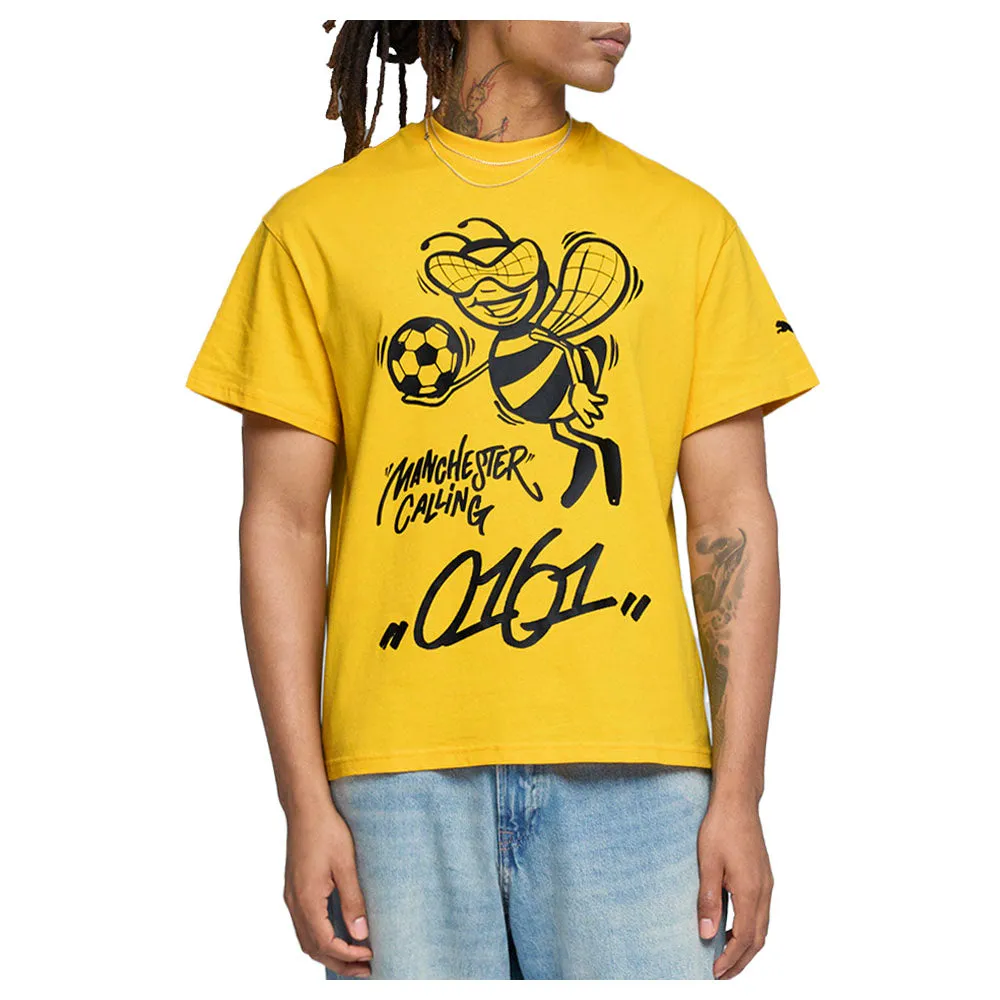PUMA HOOPS X MANCHESTER CITY Graphic Crew Neck Short Sleeve T-Shirt sold by Shoebacca product image thumbnail 3