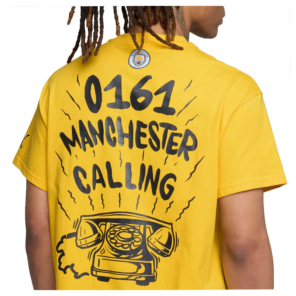 PUMA HOOPS X MANCHESTER CITY Graphic Crew Neck Short Sleeve T-Shirt sold by Shoebacca product image thumbnail 4