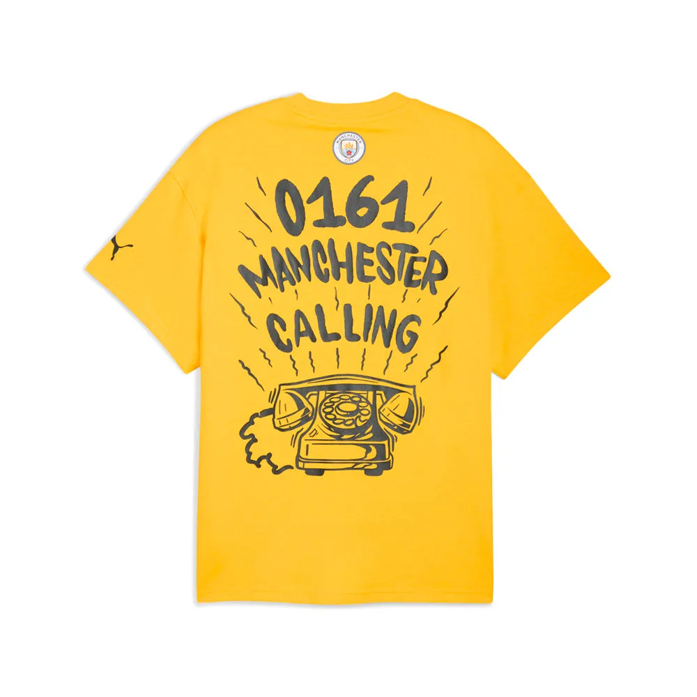 PUMA HOOPS X MANCHESTER CITY Graphic Crew Neck Short Sleeve T-Shirt sold by Shoebacca product image thumbnail 2