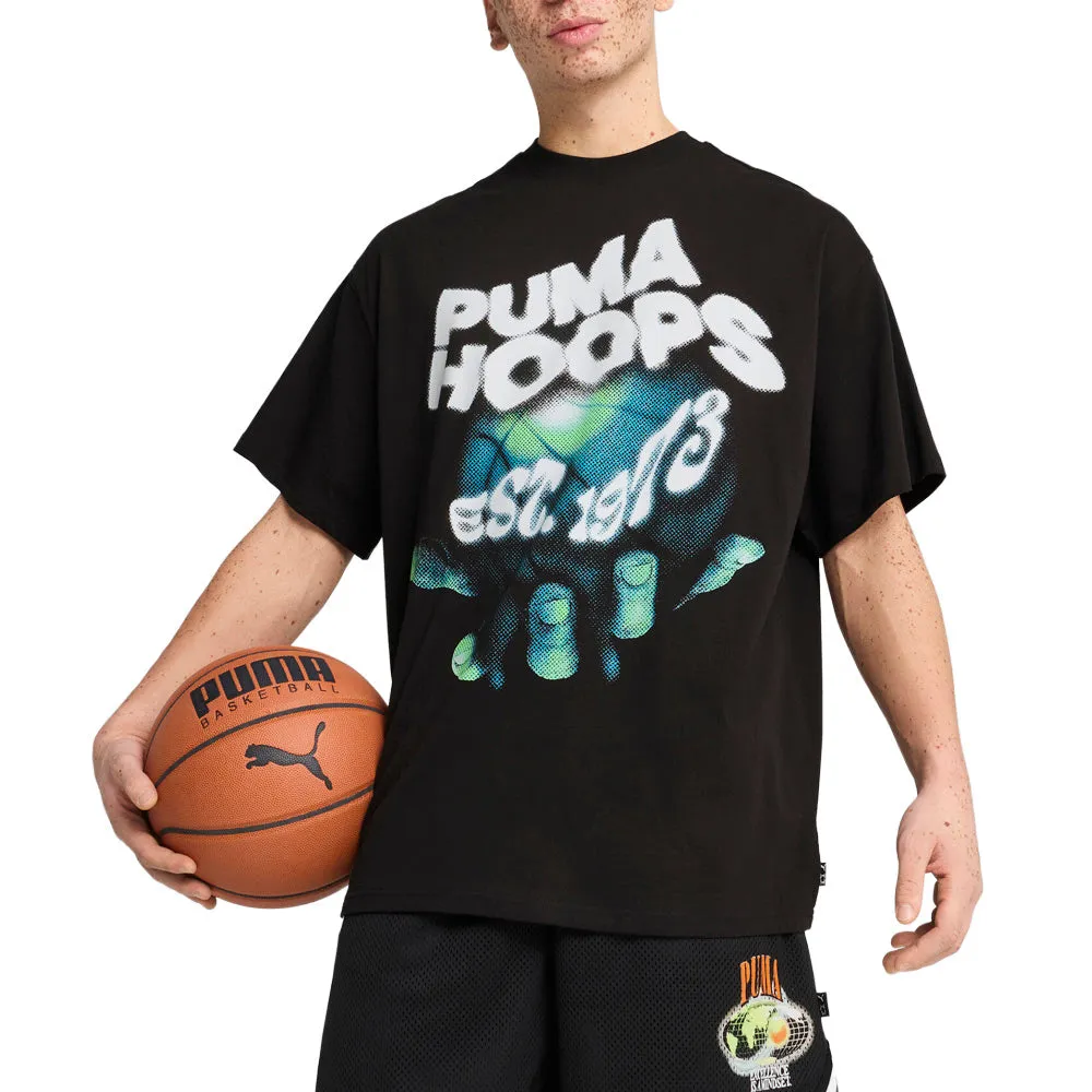 Hoop Dreamz Oversized Crew Neck Short Sleeve T-Shirt sold by Shoebacca product image thumbnail 3