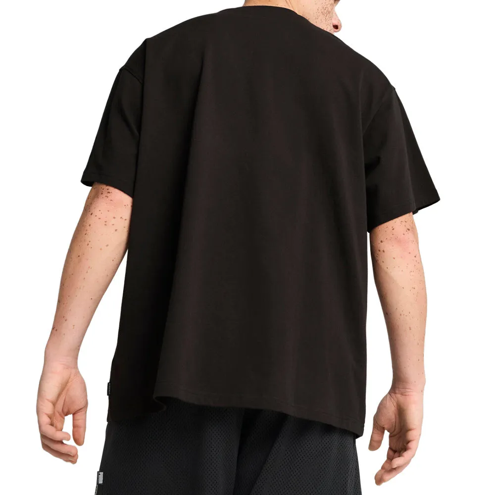 Hoop Dreamz Oversized Crew Neck Short Sleeve T-Shirt sold by Shoebacca product image thumbnail 4