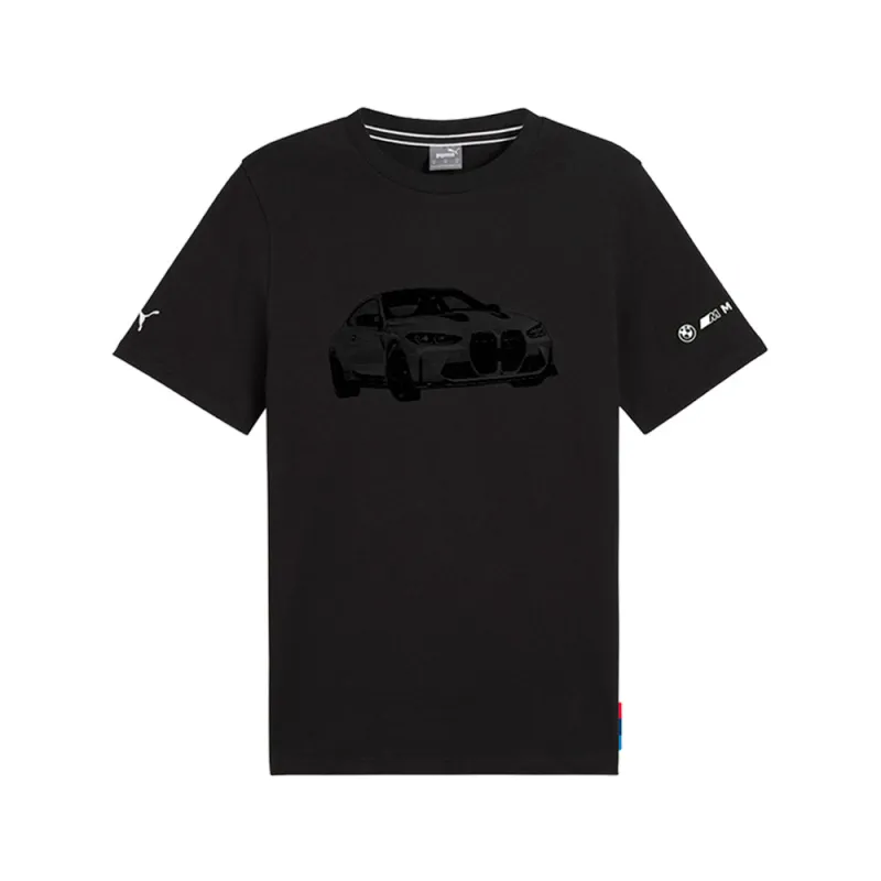 BMW M Motorsport Essentials Graphic Crew Neck Short Sleeve T-Shirt sold by Shoebacca