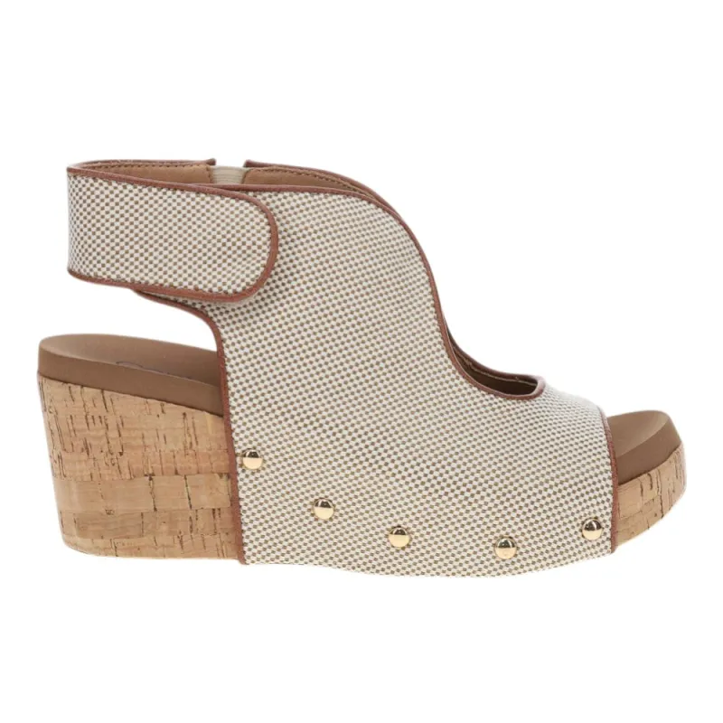Frisky Wedge Slingback Sandals made by Corkys