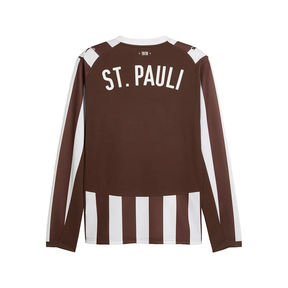 FC St. Pauli 25/26 Crew Neck Long Sleeve Home Soccer Jersey sold by Shoebacca product image thumbnail 2