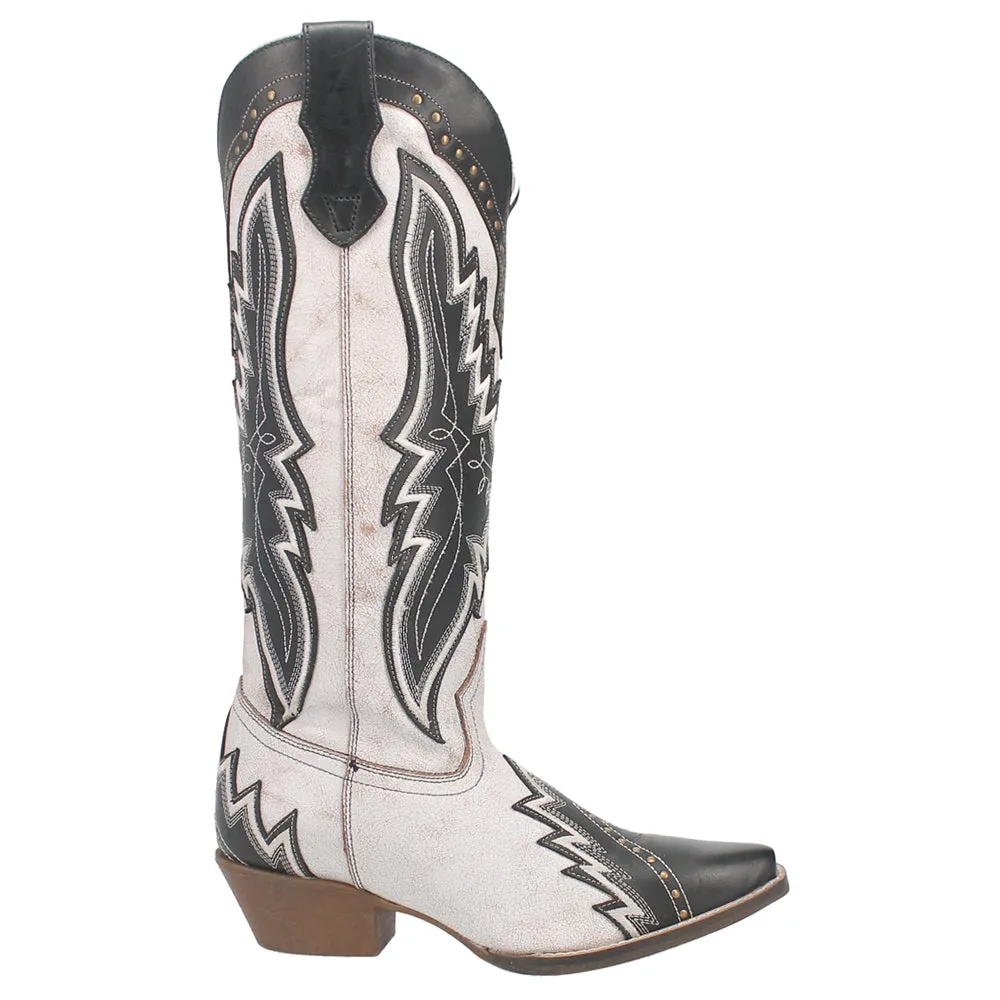 Shawnee Studded Tooled-Inlay Embroidery Snip Toe Cowboy Boots sold by Shoebacca