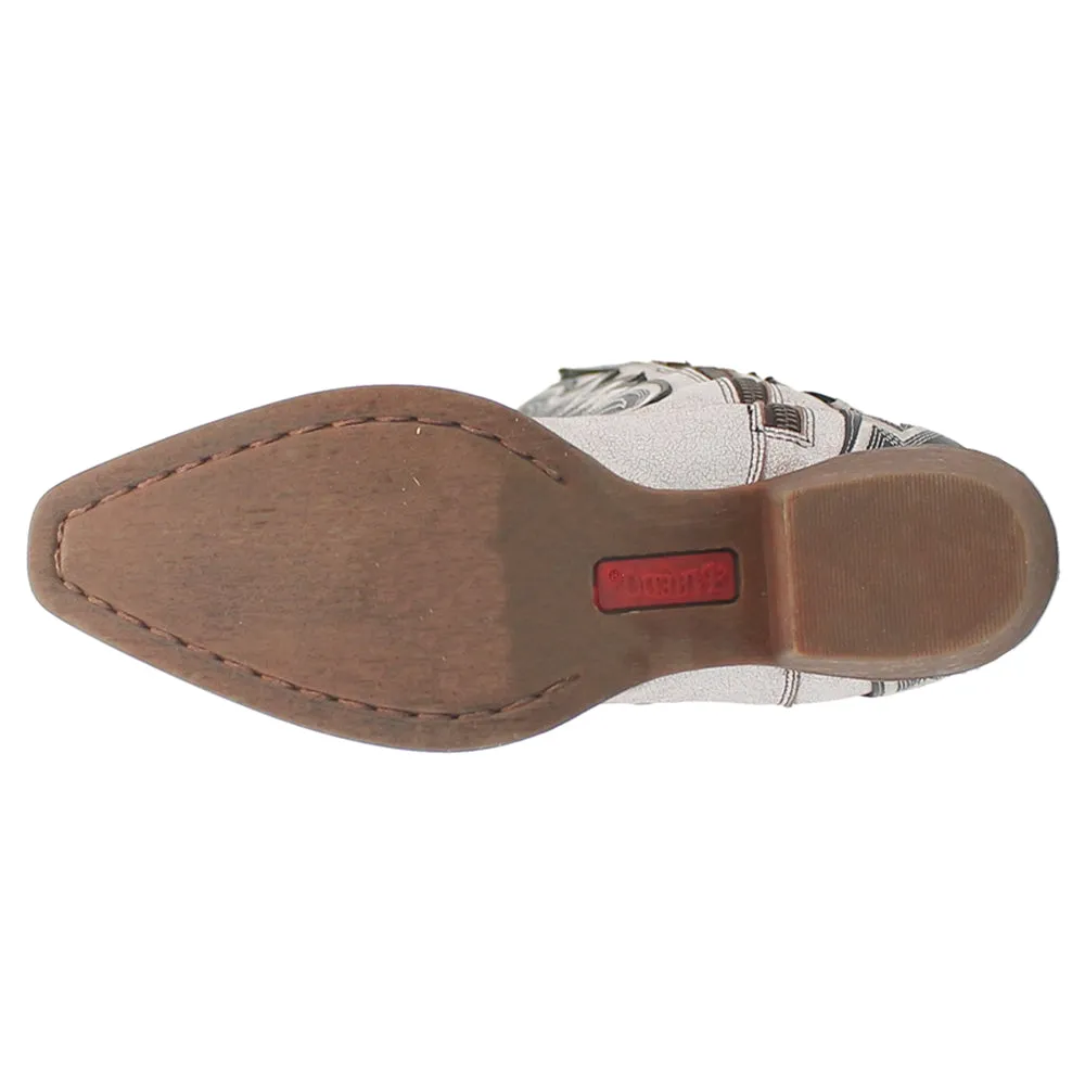 Shawnee Studded Tooled-Inlay Embroidery Snip Toe Cowboy Boots sold by Shoebacca product image thumbnail 5