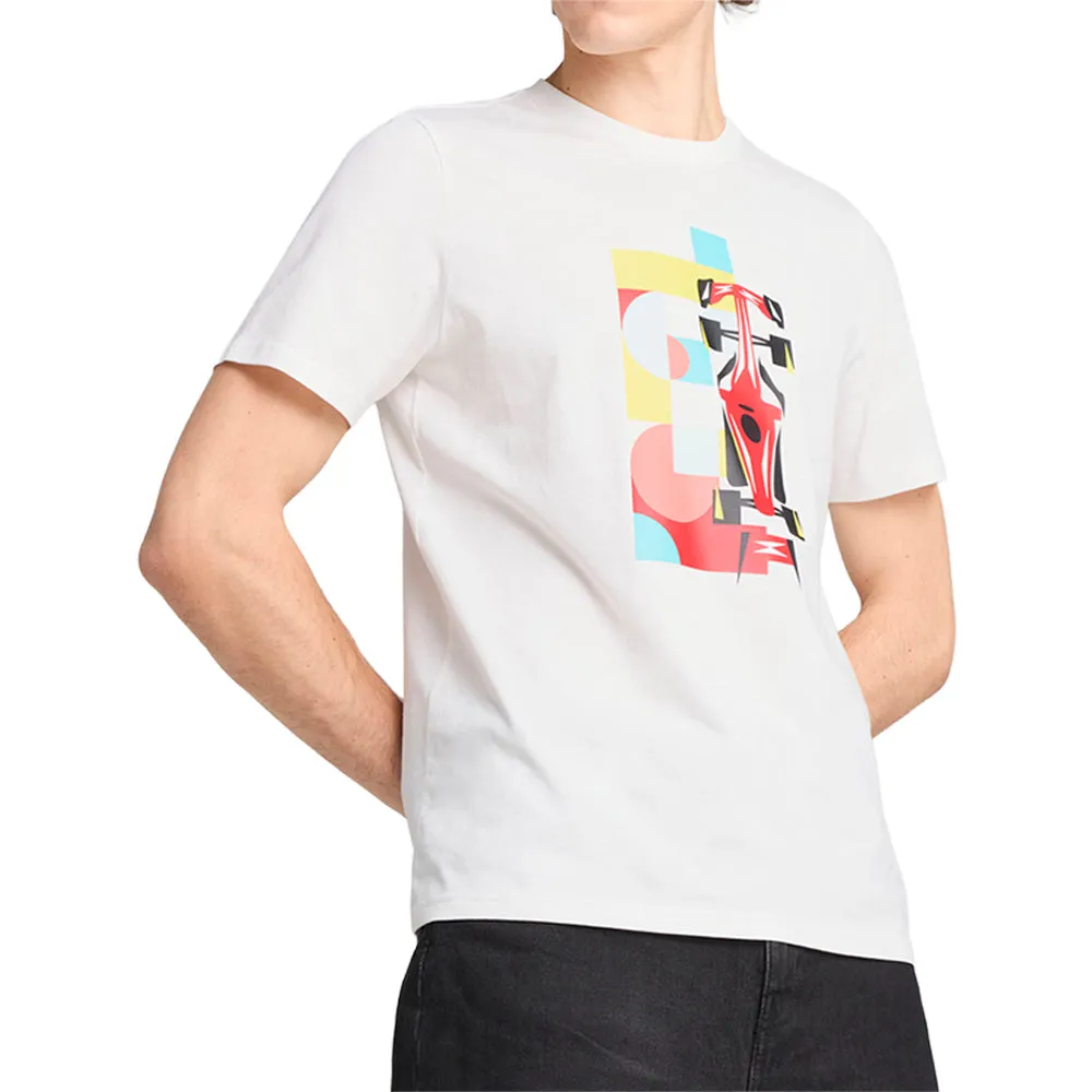 Scuderia Ferrari Race Graphic Crew Neck Short Sleeve T-Shirt sold by Shoebacca product image thumbnail 3