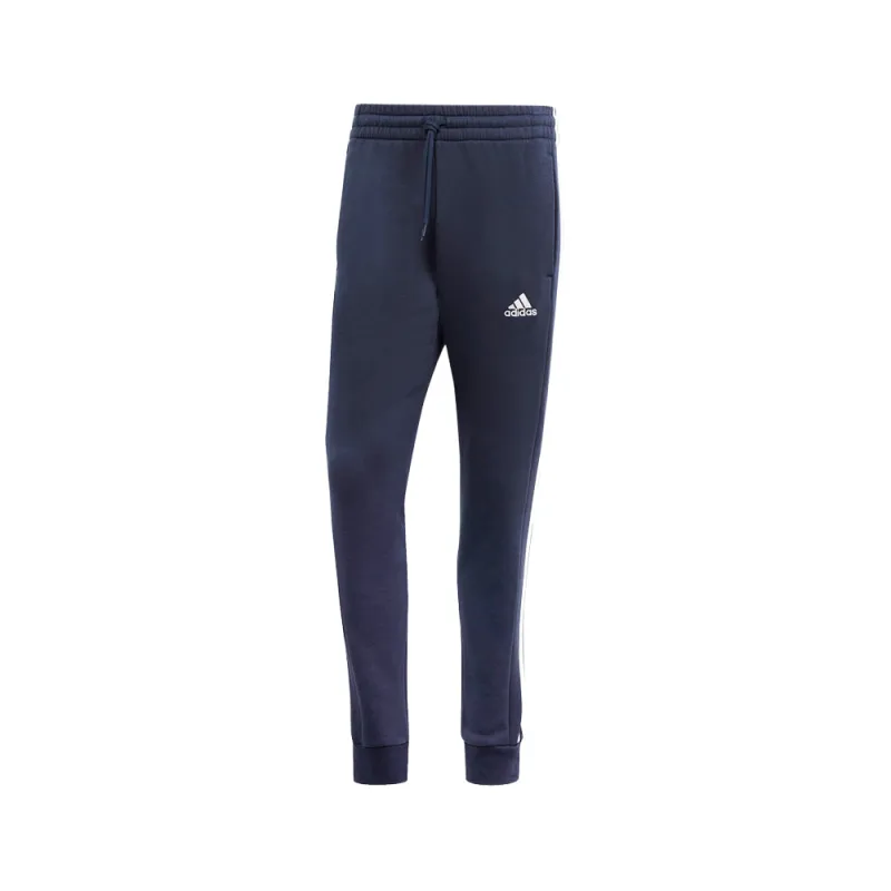Essentials Fleece 3-Stripes Tapered Cuff Joggers sold by Shoebacca