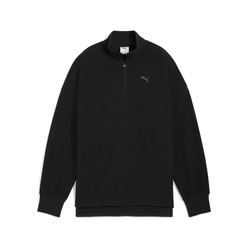 HER Oversized Half-Zip Winterized Crew Pullover made by Puma