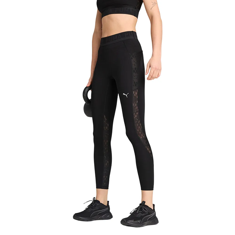 Lace High Waist 7/8 Leggings sold by Shoebacca product image thumbnail 3
