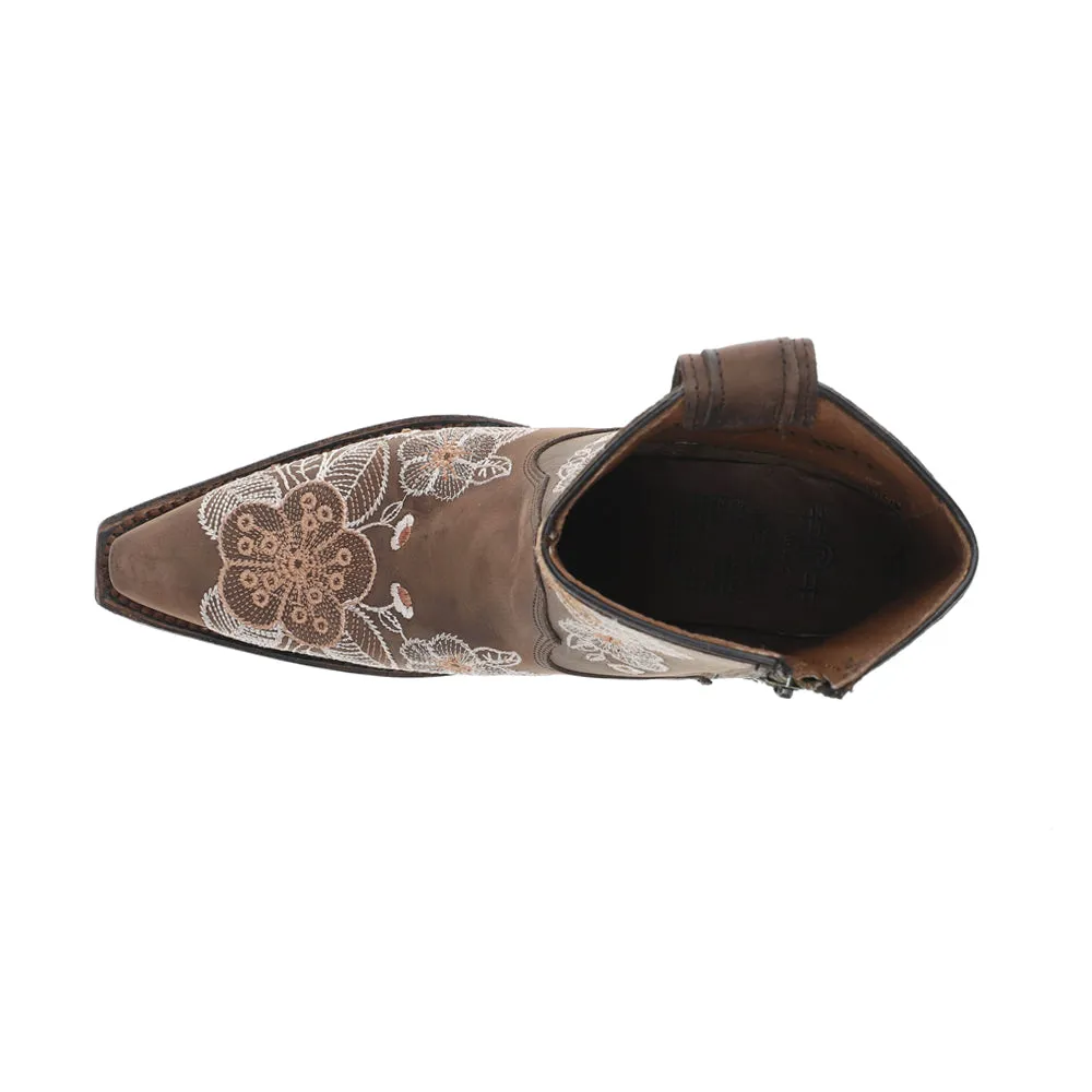 Floral Embroidered Snip Toe Cowboy Booties sold by Shoebacca product image thumbnail 4