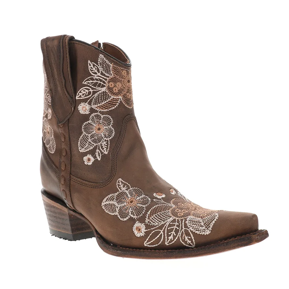 Floral Embroidered Snip Toe Cowboy Booties sold by Shoebacca product image thumbnail 2