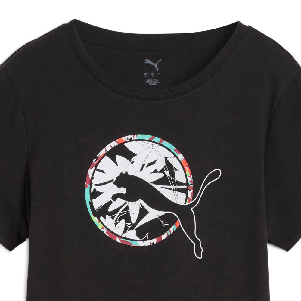 Tropical Graphic Fashion Crew Neck Short Sleeve T-Shirt sold by Shoebacca product image thumbnail 3