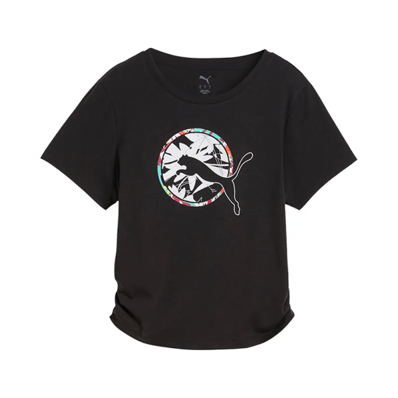 Tropical Graphic Fashion Crew Neck Short Sleeve T-Shirt sold by Shoebacca