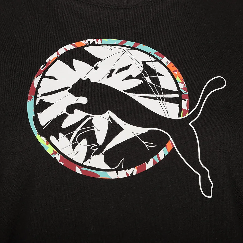 Tropical Graphic Fashion Crew Neck Short Sleeve T-Shirt sold by Shoebacca product image thumbnail 5