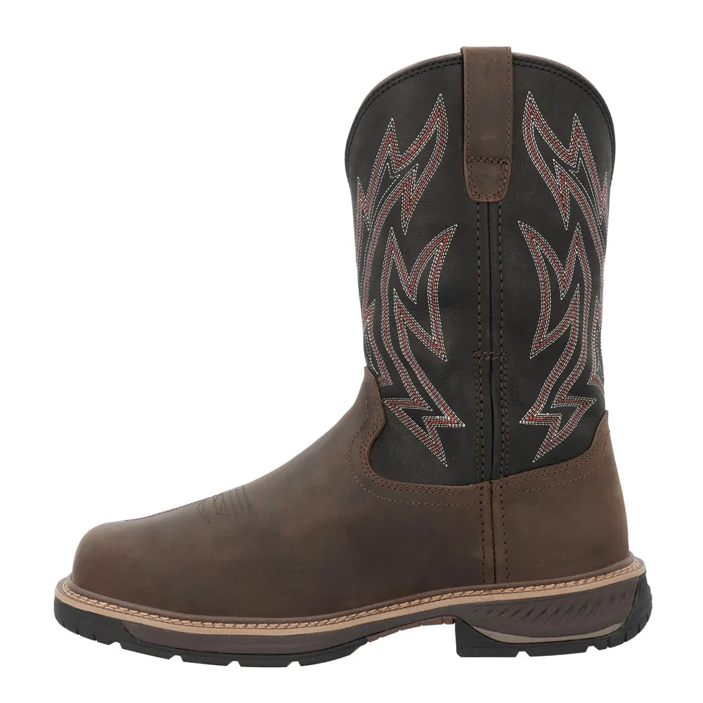 Ride LTE Embroidered Pull On Electrical Hazard Round Toe Work Boots sold by Shoebacca product image thumbnail 3