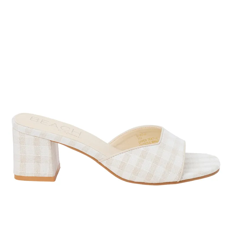 Birdie Block Heel Sandals made by Shoebacca