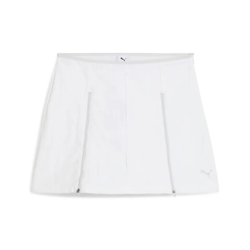 Dare To Zip-Off Woven Skirt sold by Shoebacca