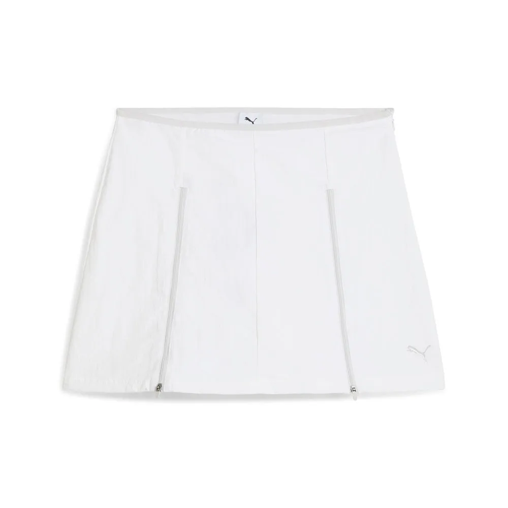 Dare To Zip-Off Woven Skirt sold by Shoebacca