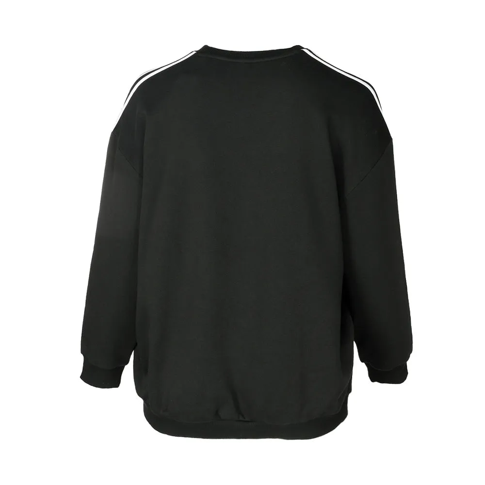 Essentials 3-Stripes Fleece Pullover Sweatshirt sold by Shoebacca product image thumbnail 2