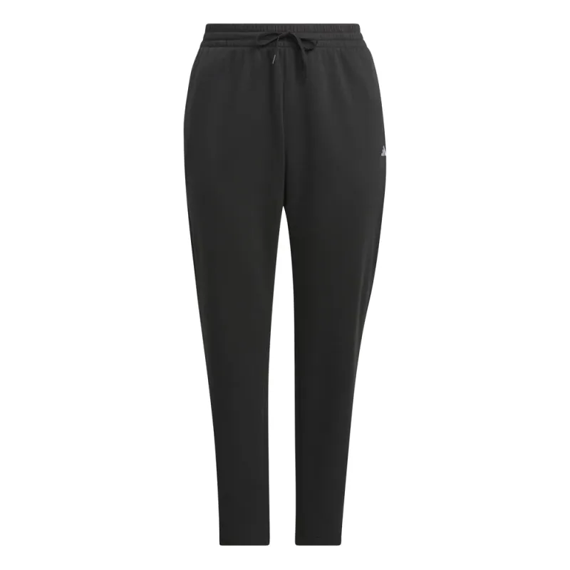 Essentials Small Logo Feel Cozy Open Hem Joggers (Plus Size) made by Adidas