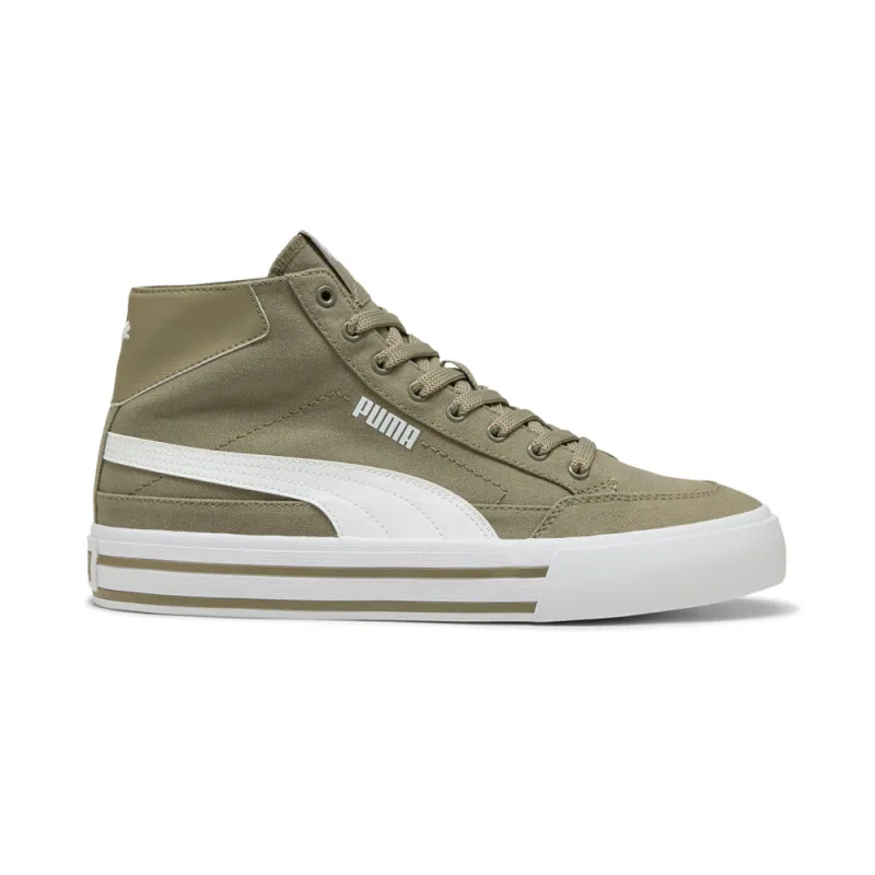 Court Classic Vulcanized Mid Formstrip Lace Up Sneakers made by Puma