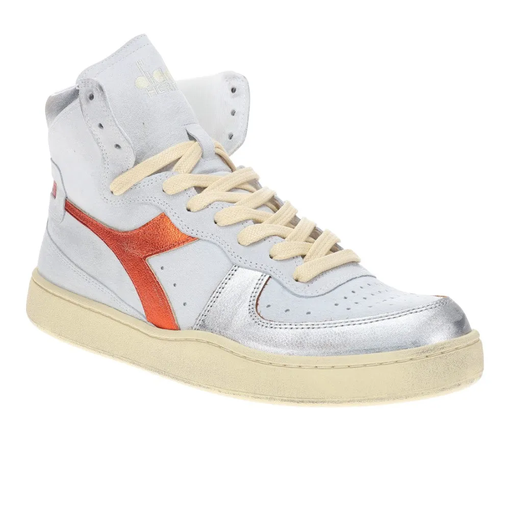 Mi Basket Metal Pigskin Used High Top Sneakers sold by Shoebacca product image thumbnail 2
