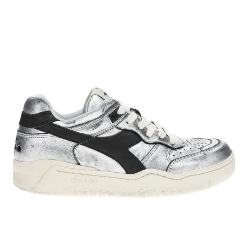 B.560 Used Metallic Lace Up Sneakers made by Shoebacca