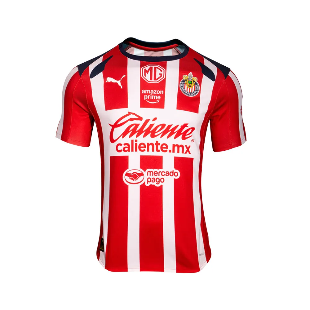 Chivas Home Promo 25-26 Collared Short Sleeve Soccer Jersey sold by Shoebacca