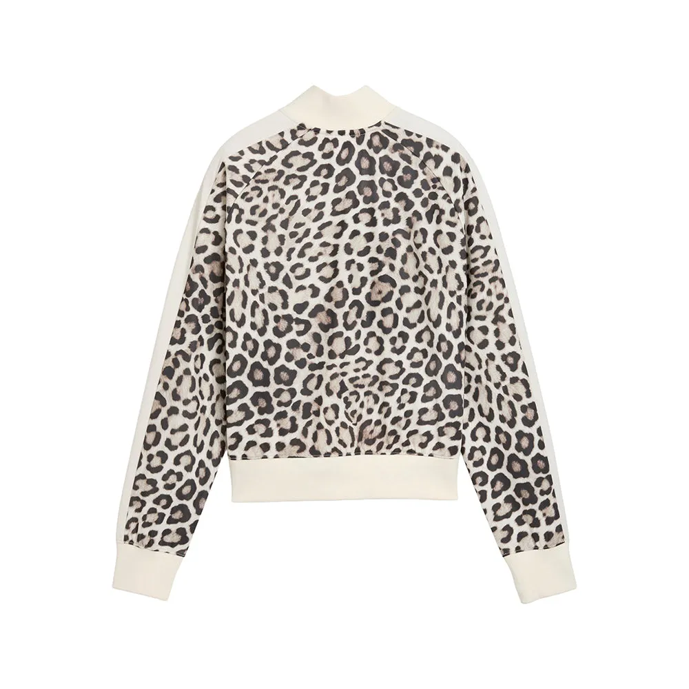 T7 Leo Luxe Cheetah Print Short Full Zip Track Jacket sold by Shoebacca product image thumbnail 2