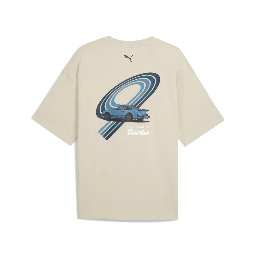 Porsche Legacy Turbo Graphic Crew Neck Short Sleeve T-Shirt sold by Shoebacca product image thumbnail 2