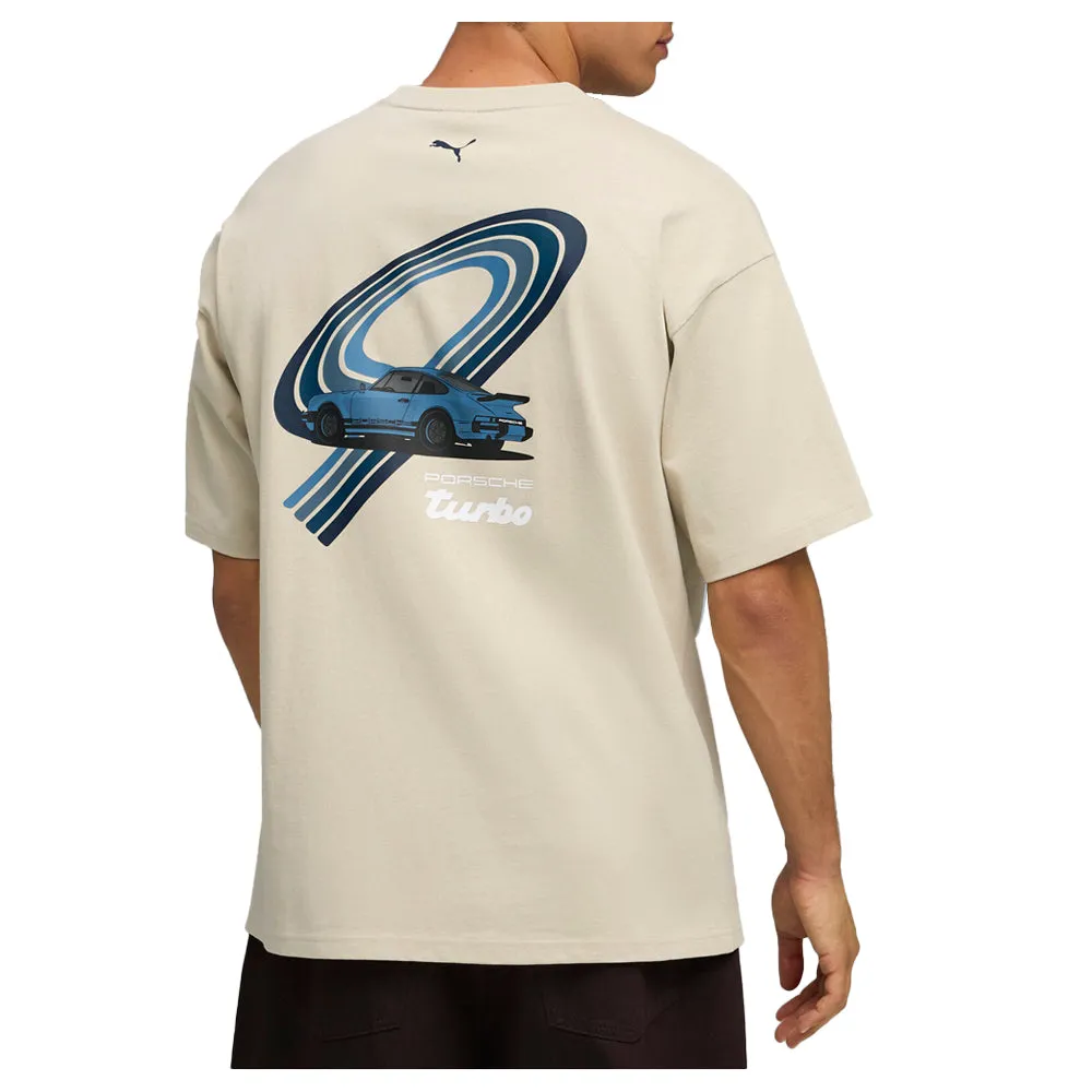 Porsche Legacy Turbo Graphic Crew Neck Short Sleeve T-Shirt sold by Shoebacca product image thumbnail 4